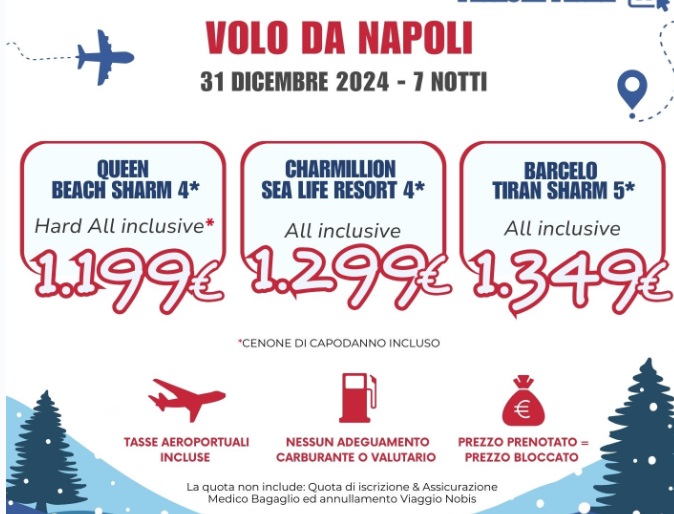 capodanno a sharm da napoli